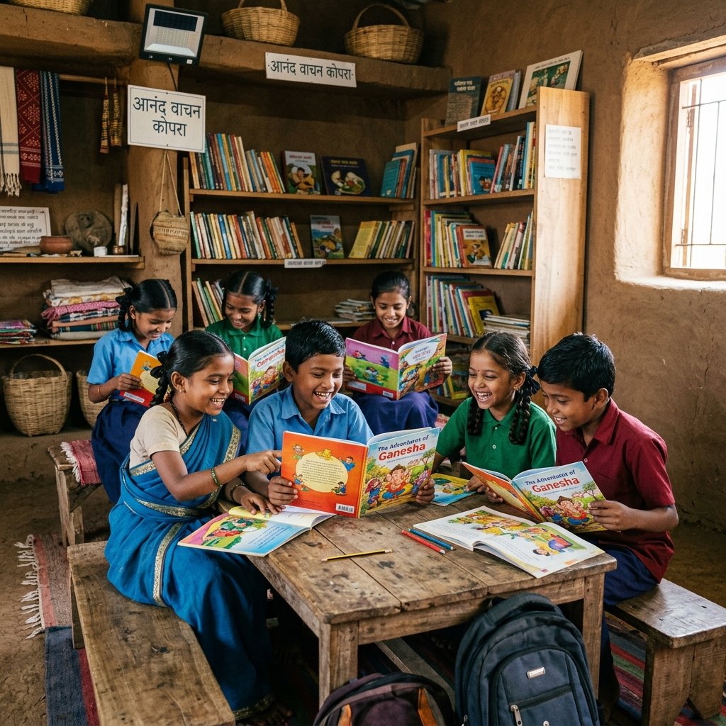 Empowering Rural Nashik: 1,000+ Illustrated Storybooks Distributed to Mobile Libraries